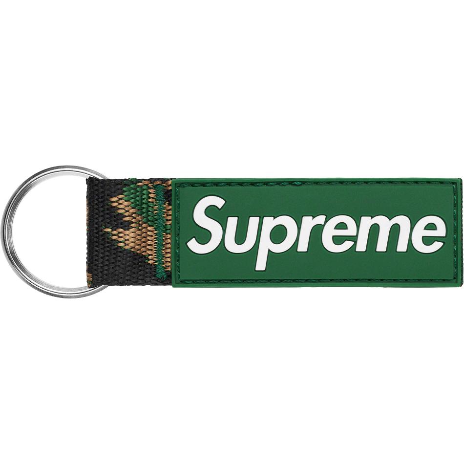 Accessoires Supreme Webbing Keychain Vert | FR184HK