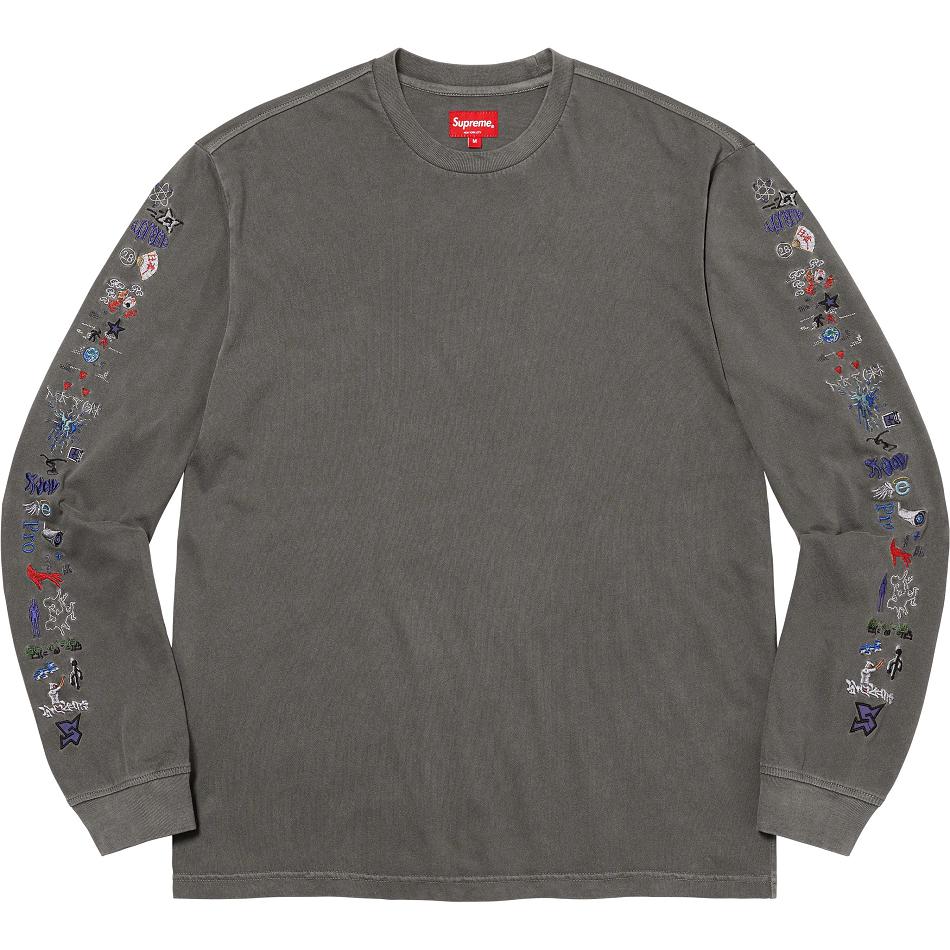 Chandails Supreme AOI Icons L/S Top Noir | FR312FM