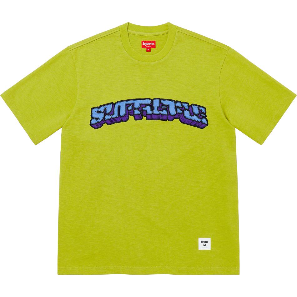 Chandails Supreme Block Arc S/S Top Vert | FR328RW