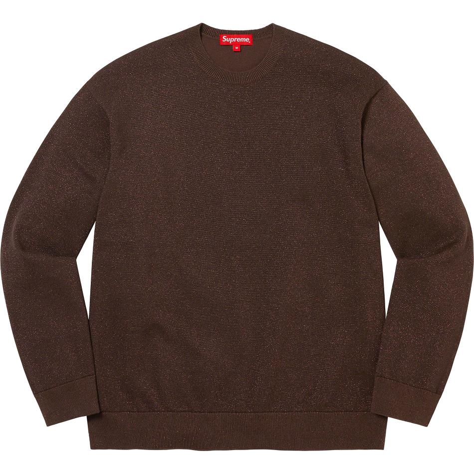 Chandails Supreme Metallic L/S Top Marron | FR332IS