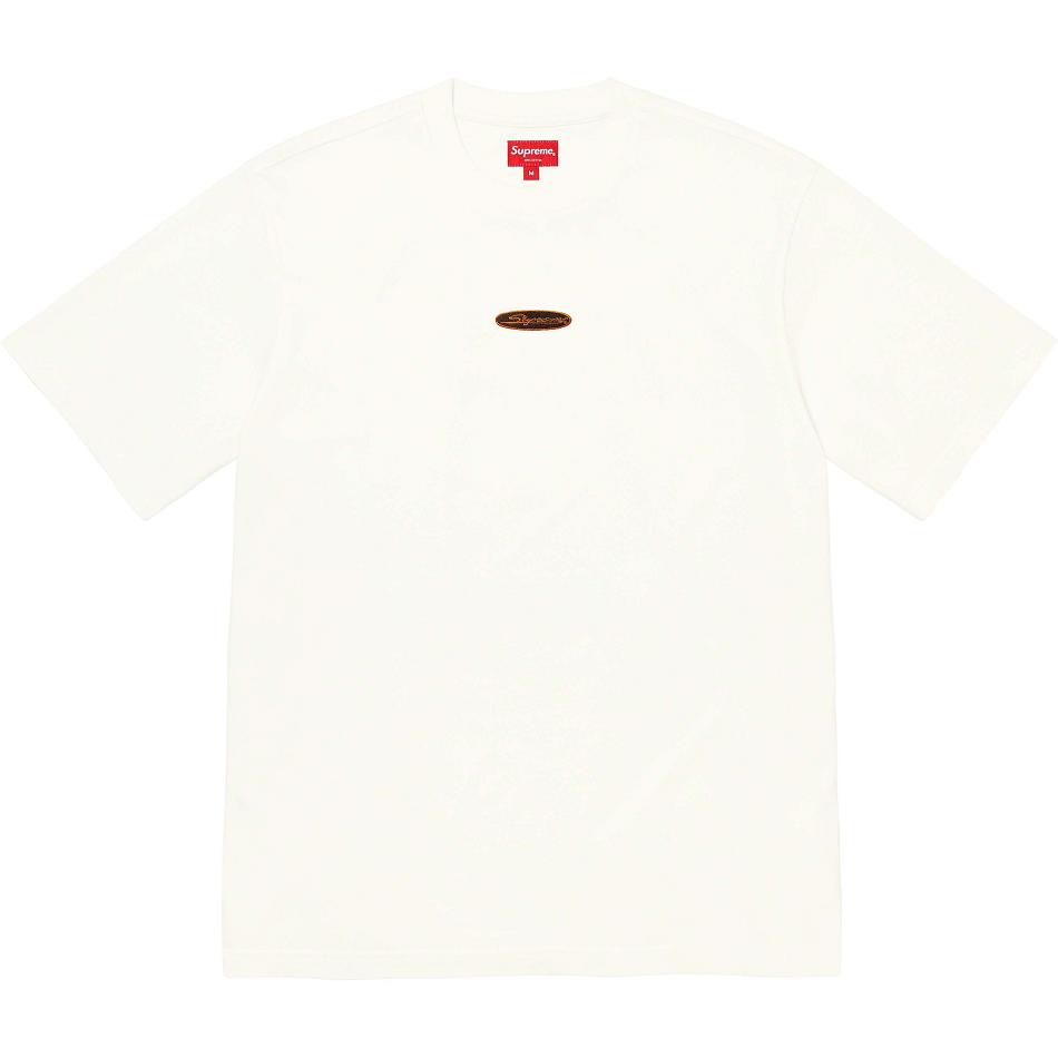 Chandails Supreme Oval Logo S/S Top Blanche | FR339GL