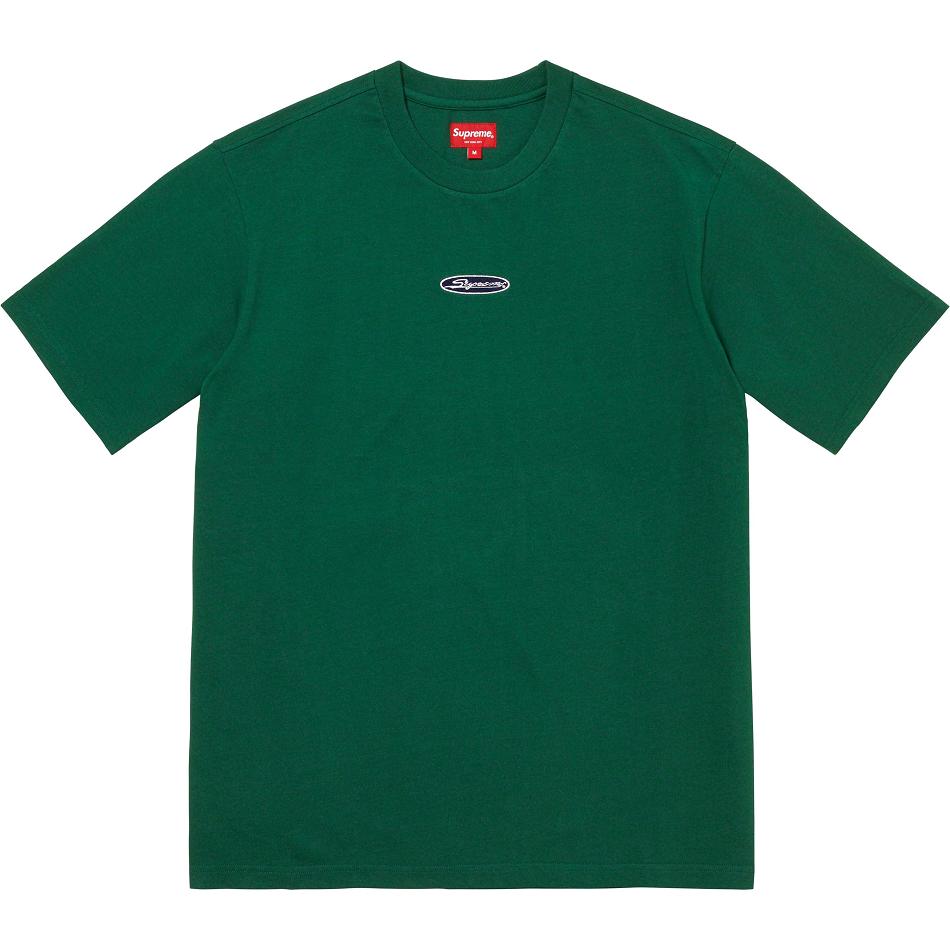 Chandails Supreme Oval Logo S/S Top Vert | FR336SO