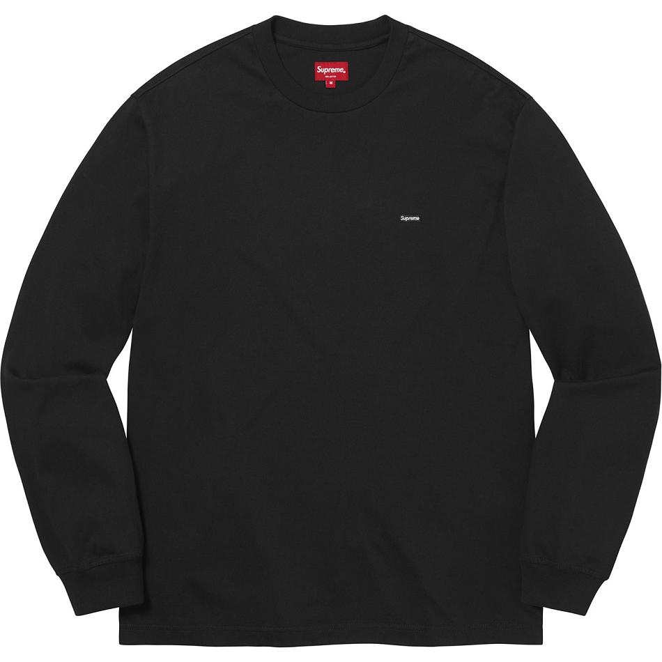 Chandails Supreme Small Box L/S Tee Noir | FR342KI