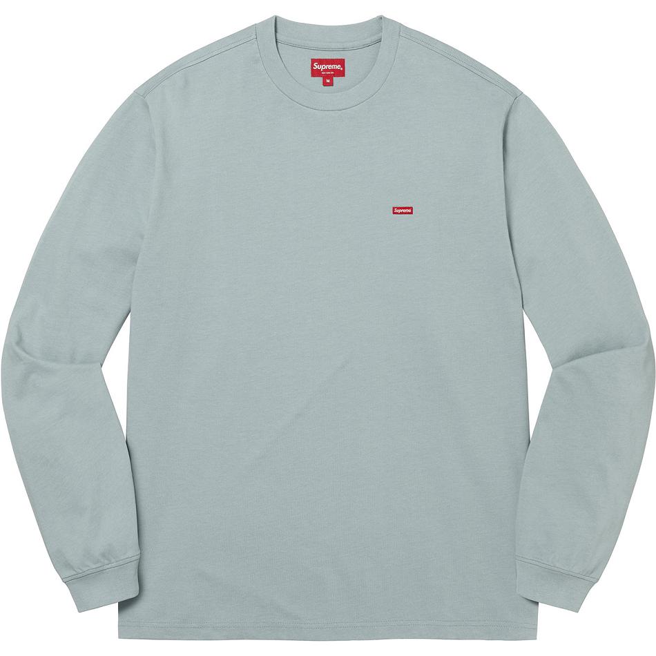 Chandails Supreme Small Box L/S Tee Turquoise | FR345XF