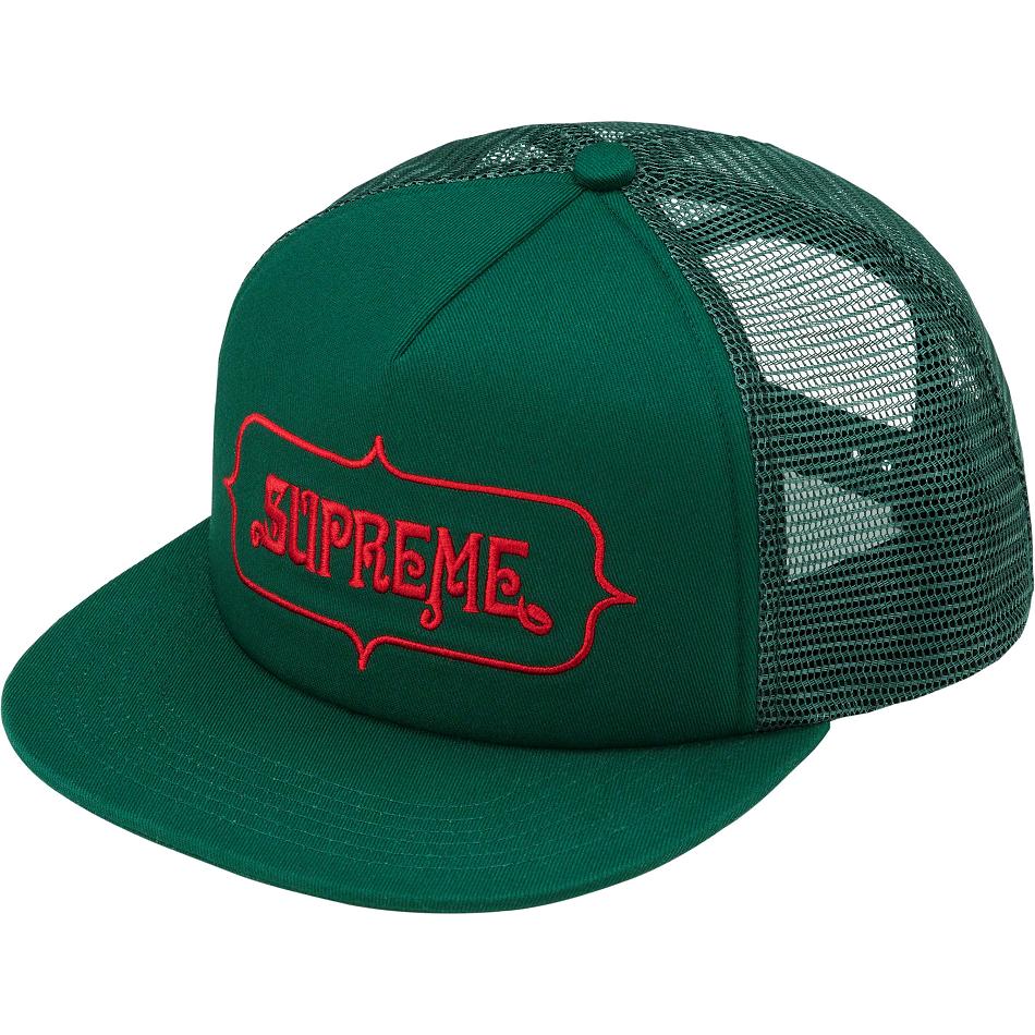 Chapeaux Supreme Highest Mesh Back 5-Panel Vert | FR129DN