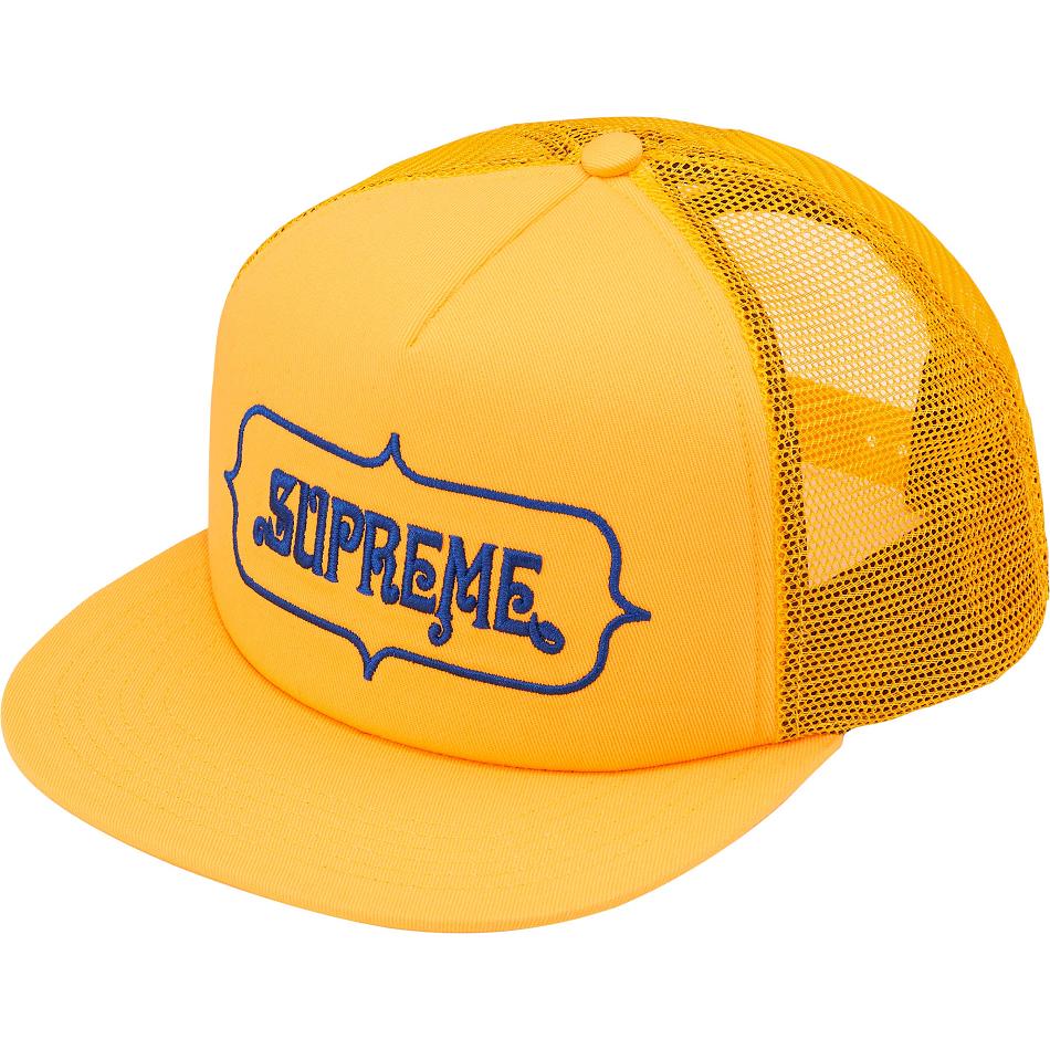 Chapeaux Supreme Highest Mesh Back 5-Panel Jaune | FR131GL