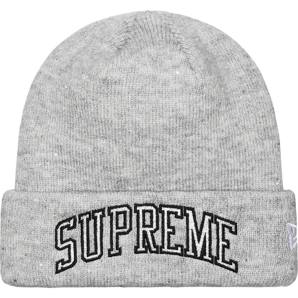 Chapeaux Supreme New Era® Metallic Arc Beanie Grise | FR148YU