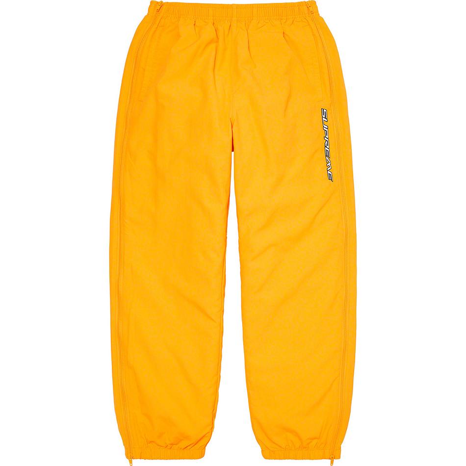 Pantalon Supreme Full Zip Baggy Warm Up Pant Jaune | FR429QZ