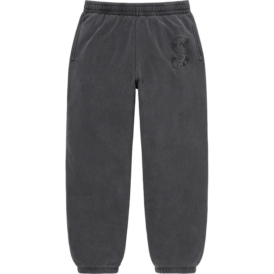 Pantalon Supreme Overdyed S Logo Sweatpant Noir | FR403QZ