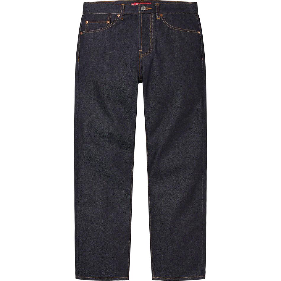 Pantalon Supreme Rigid Slim Jean Noir | FR436IS