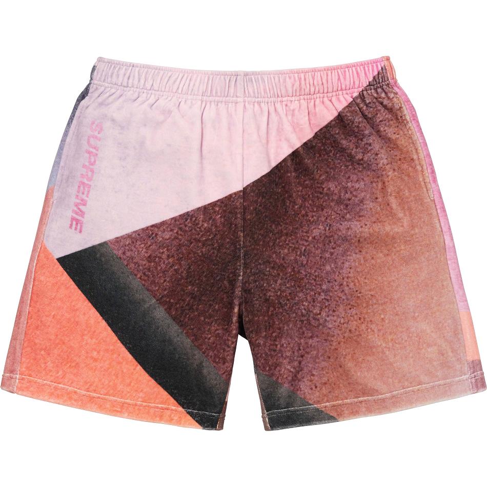 Shorts Supreme Geo Velour Rose | FR364FM