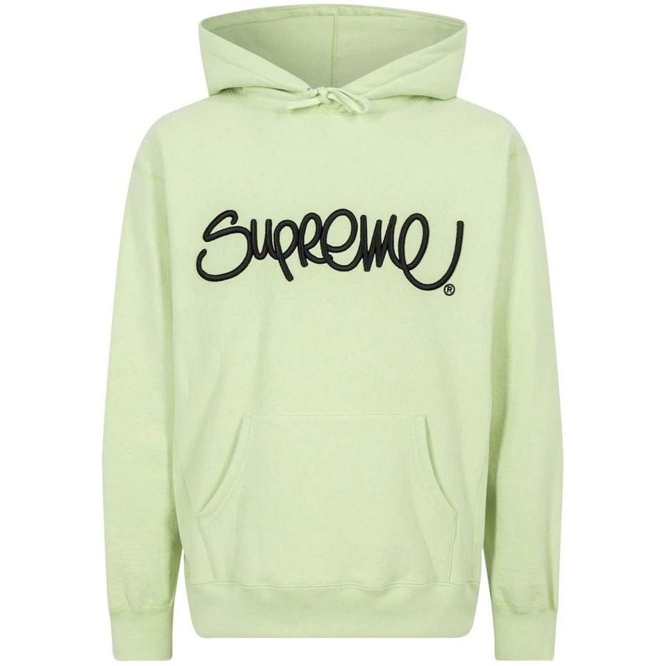 Sweat À Capuche Supreme Raised Handstyle Yello | FR470HK