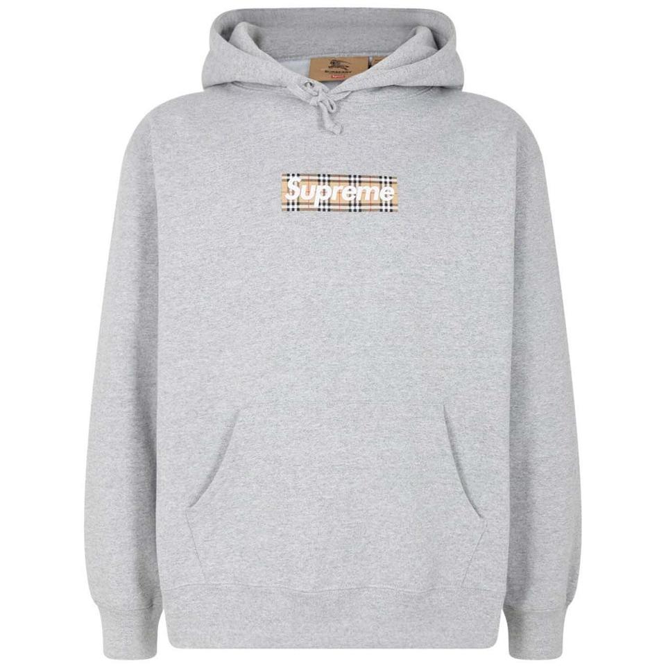 Sweat À Capuche Supreme X Burberry Grise | FR458RW