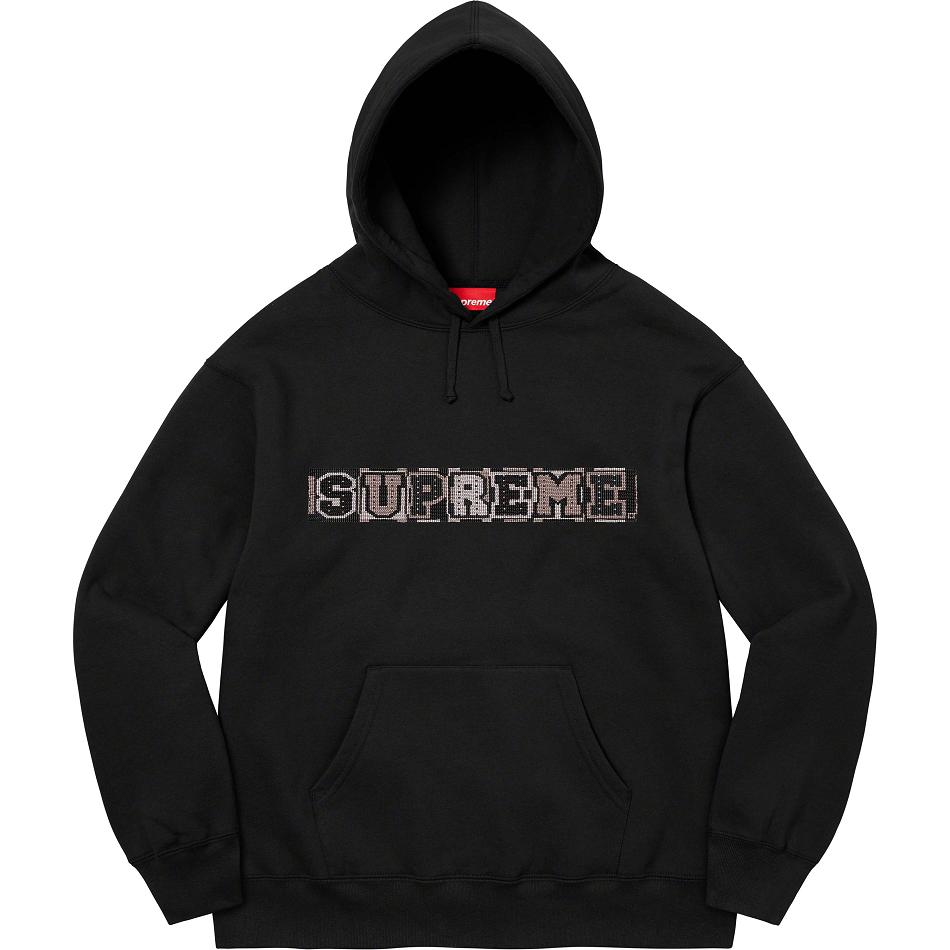 Sweats Supreme Beaded Encapuchonné Noir | FR275EX