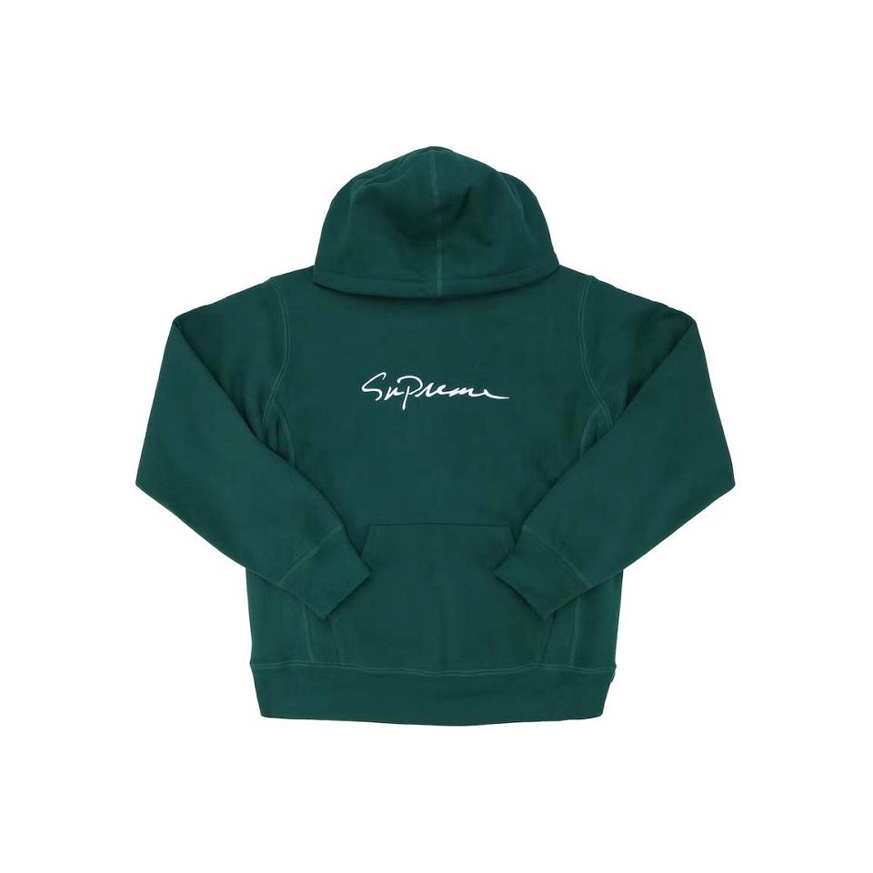 Sweats Supreme Classiche Script Encapuchonné Vert | FR268CE