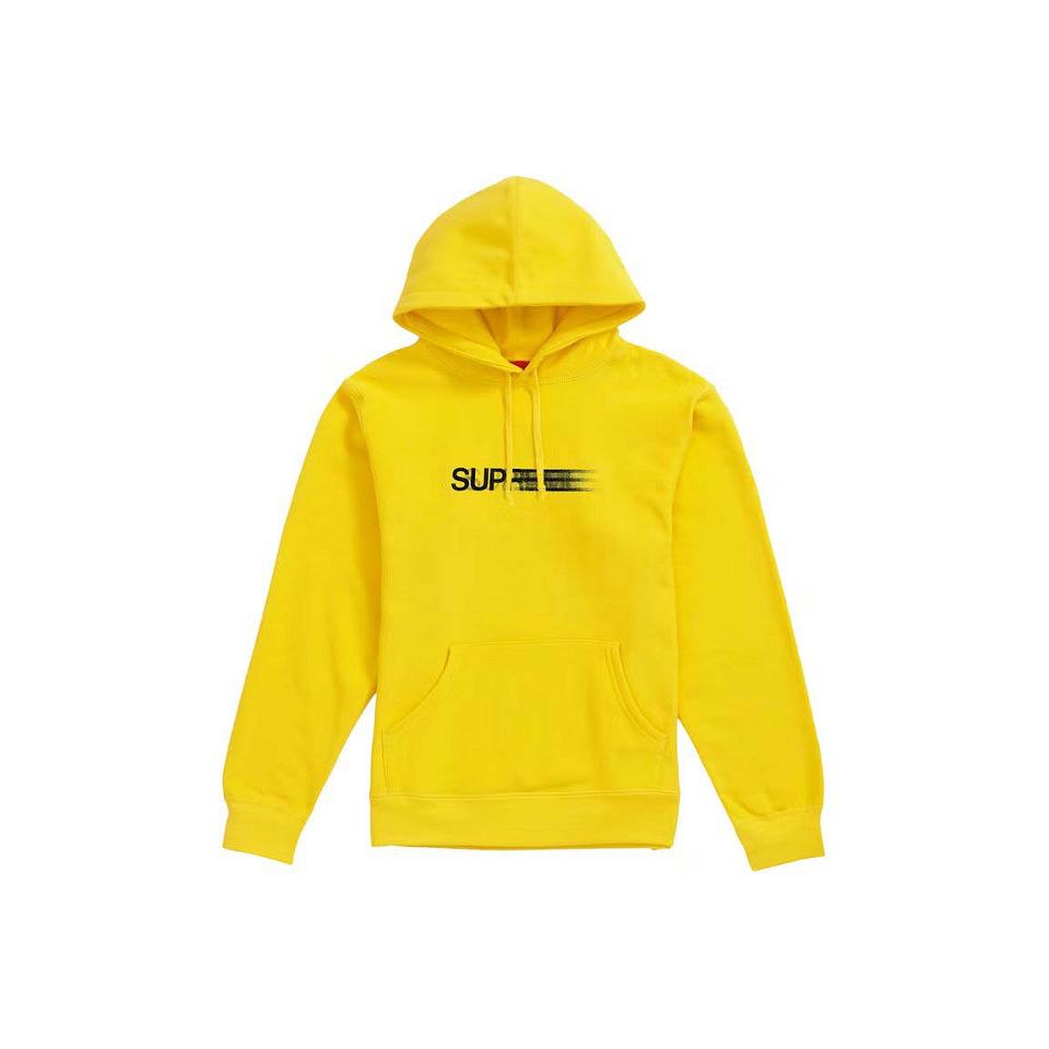 Sweats Supreme Motion Logo Encapuchonné Jaune | FR264KI