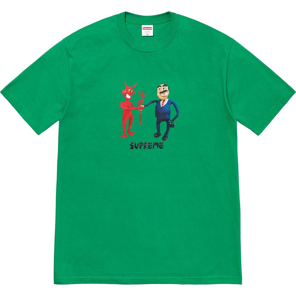 T Shirts Supreme Business Tee Vert | FR214ZG