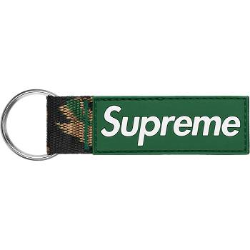 Accessoires Supreme Webbing Keychain Vert | FR184HK