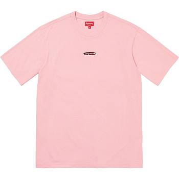 Chandails Supreme Oval Logo S/S Top Rose | FR335AP