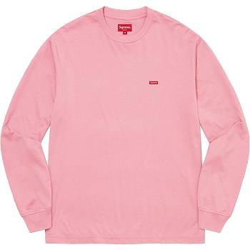 Chandails Supreme Small Box L/S Tee Rose | FR344ZG