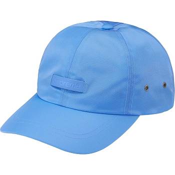 Chapeaux Supreme Cuir Patch 6-Panel Bleu | FR120RW