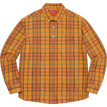 Chemises Supreme Pullover Plaid Flannel Doré | FR377QZ