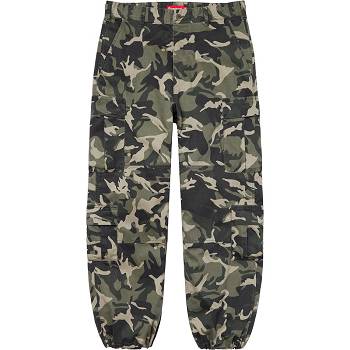 Pantalon Supreme Cargo Pant Vert Camouflage | FR395LH