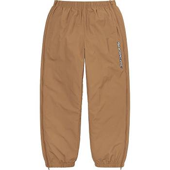 Pantalon Supreme Full Zip Baggy Warm Up Pant Marron | FR433TV