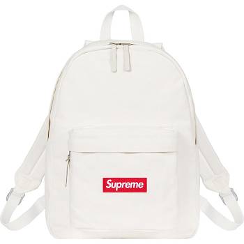 Sacs Supreme Tela Backpack Blanche | FR165VD