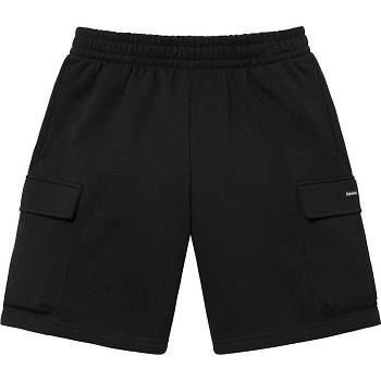 Shorts Supreme Small Box Baggy Cargo Sweat Noir | FR369LH