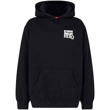 Sweat À Capuche Supreme X Antihero Noir | FR459TV