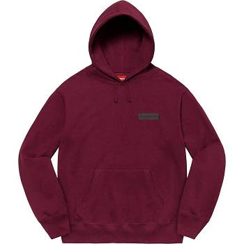 Sweats Supreme Fiend Encapuchonné Bordeaux | FR290KI