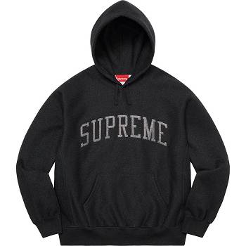 Sweats Supreme Glitter Arc Encapuchonné Noir | FR298MA