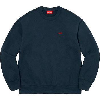 Sweats Supreme Small Box Crewneck Bleu Marine | FR284SO