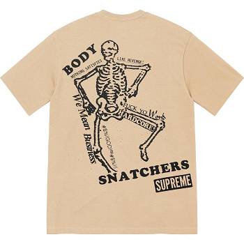 T Shirts Supreme Body Snatchers Tee Marron | FR242CE