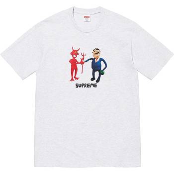 T Shirts Supreme Business Tee Beige | FR212KI