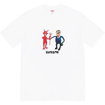 T Shirts Supreme Business Tee Blanche | FR217VD